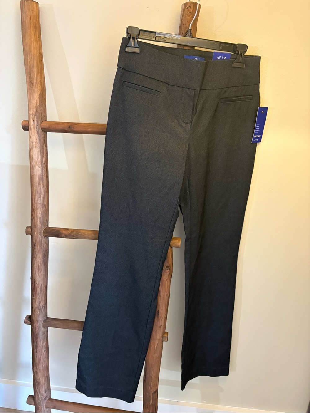 Apt. 9 Black Boot Cut Mid-rise Dress Pants NEW